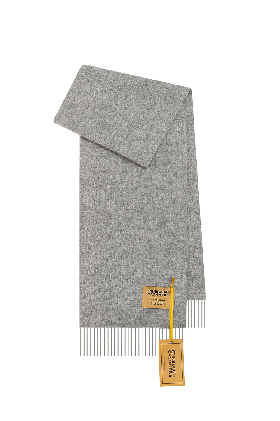 100% Pure Extra Fine Wool Scarf Grey