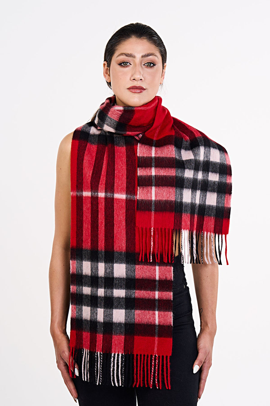 100% Pure Wool Scarf DC Check Exclusive Design