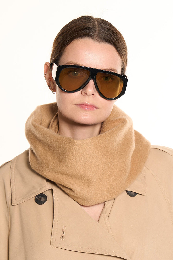 100% Pure Cashmere Scarf Camel