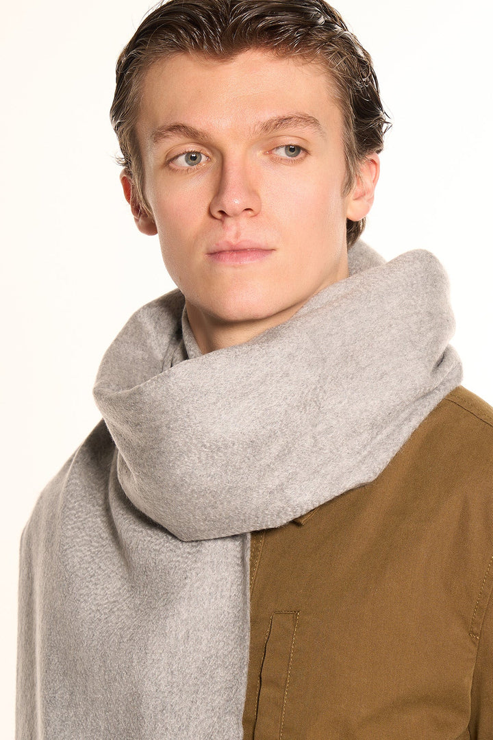 100% Pure Cashmere Scarf Grey