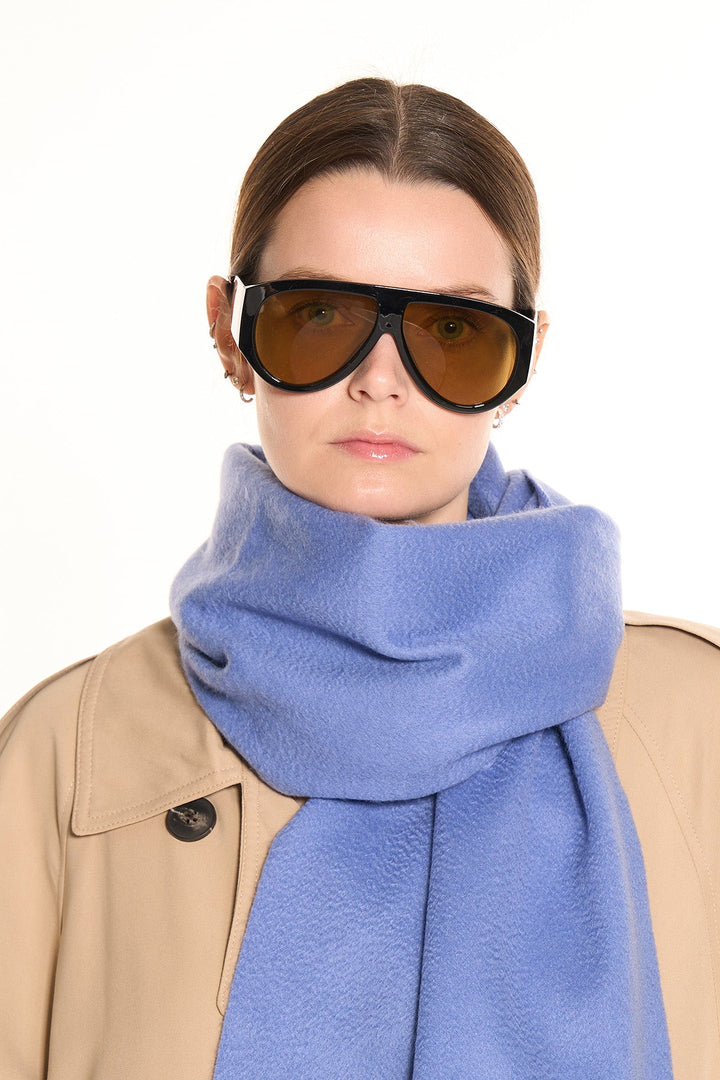 100% Pure Cashmere Scarf Light Blue