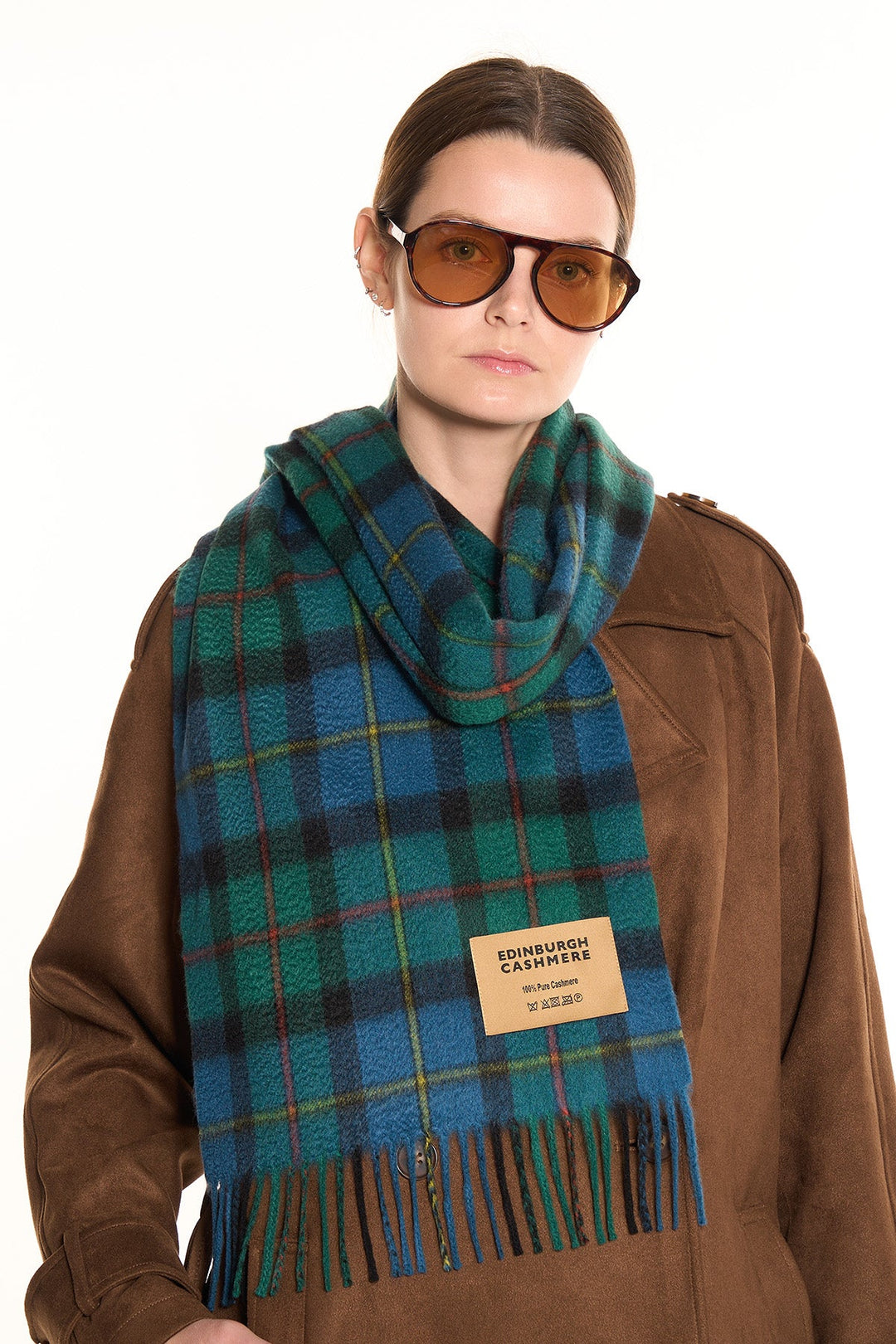 100% Pure Cashmere Scarf Macleod of Harris Ancient