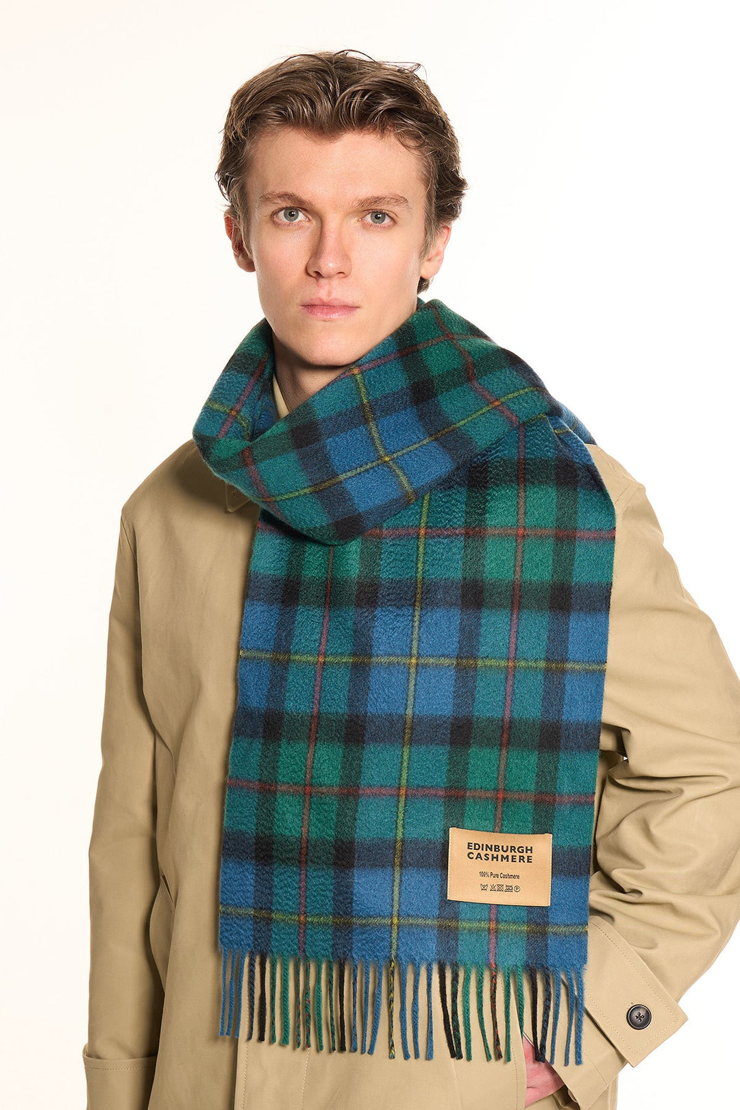 100% Pure Cashmere Scarf Macleod of Harris Ancient