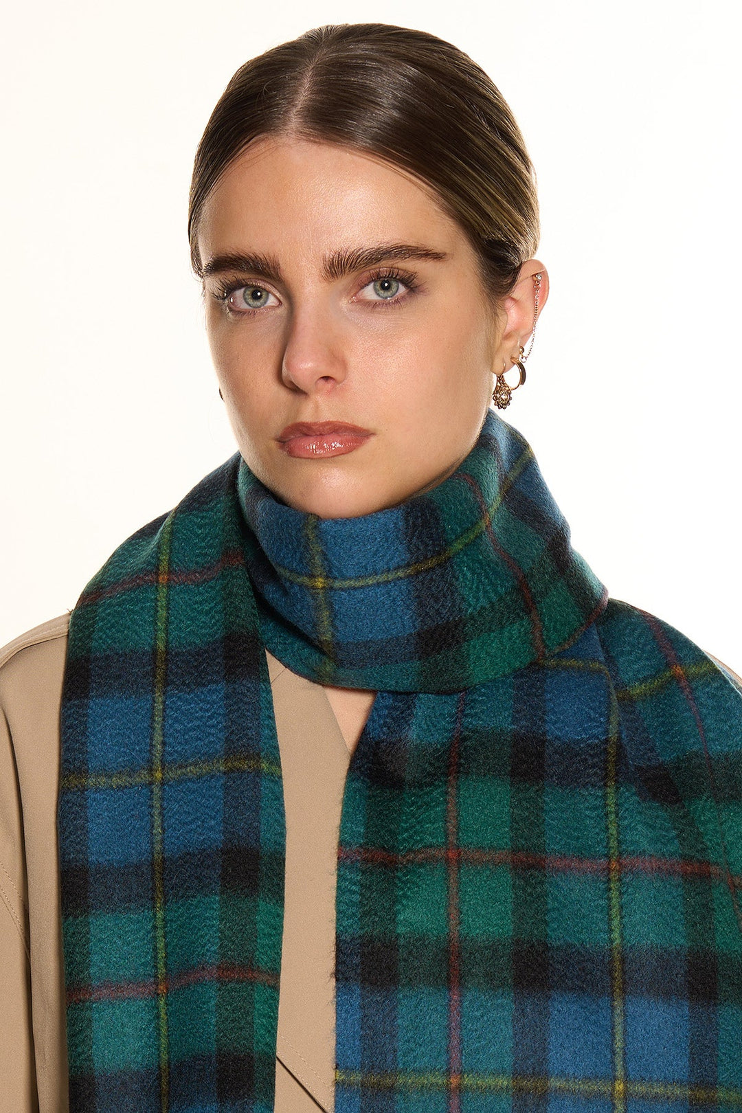 100% Pure Cashmere Scarf Macleod of Harris Ancient - Small Size