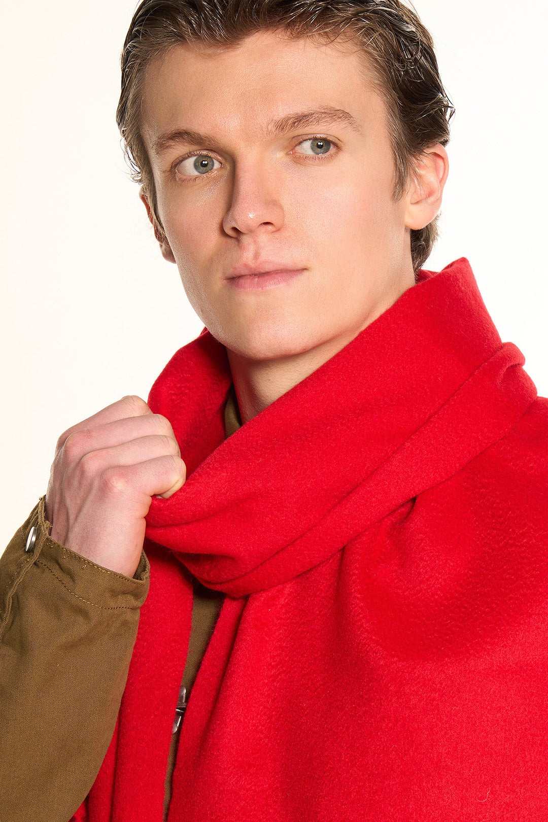 100% Pure Cashmere Scarf Red