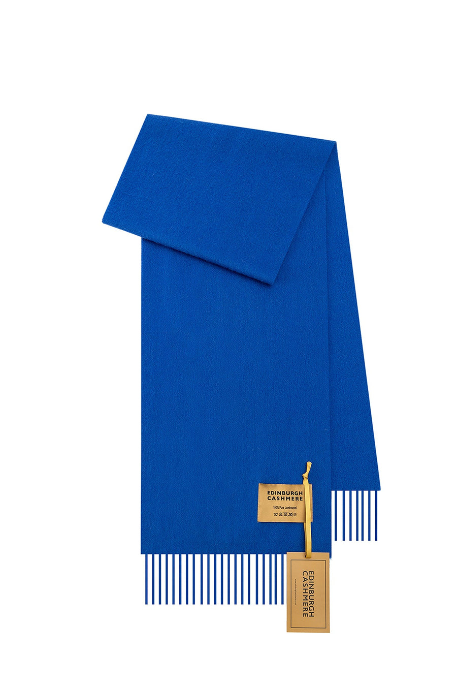 100% Pure Extra Fine Wool Scarf Dark Blue