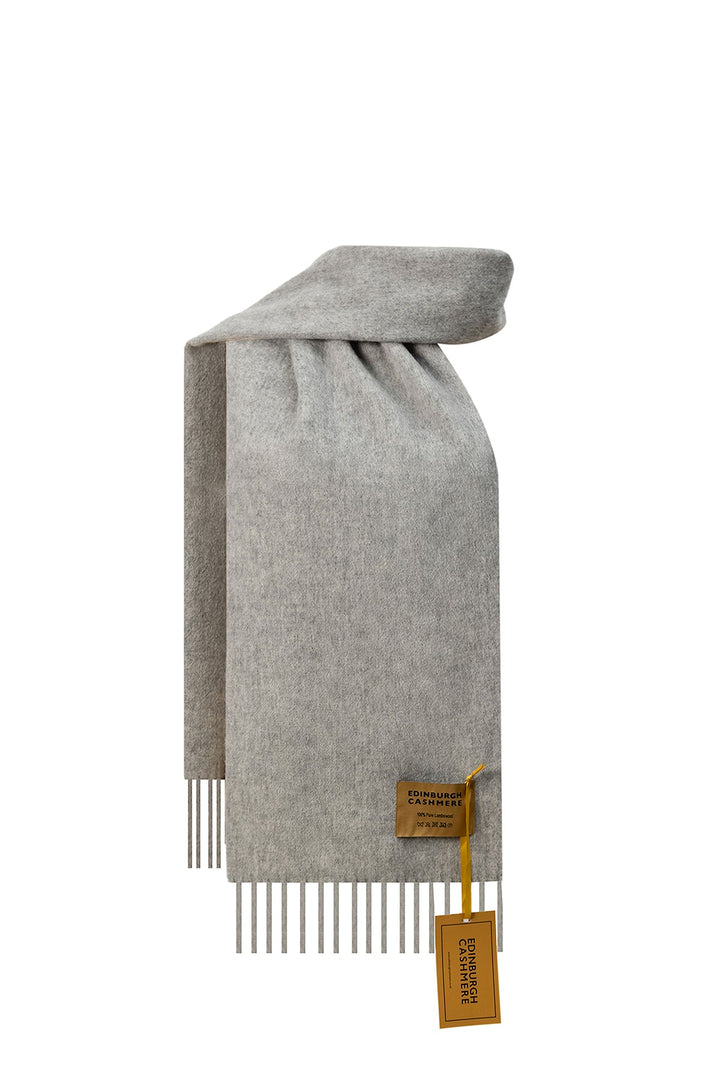 100% Pure Extra Fine Wool Scarf Grey
