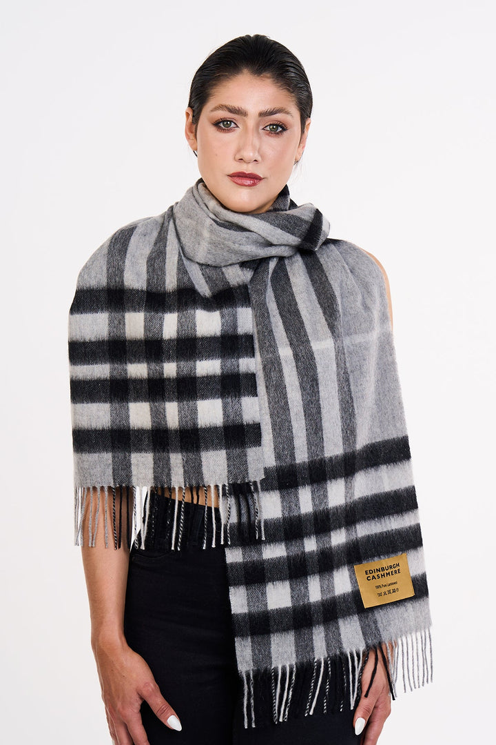 100% Pure Wool Scarf DC Check Exclusive Design