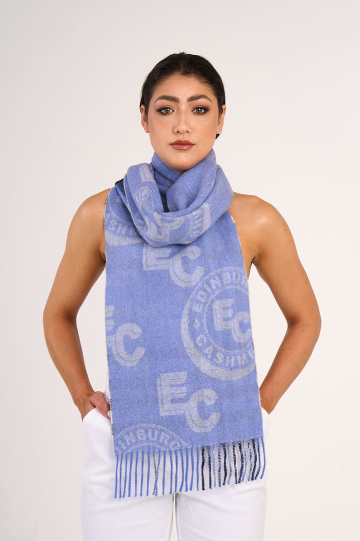 Men Designer Scarf Blue