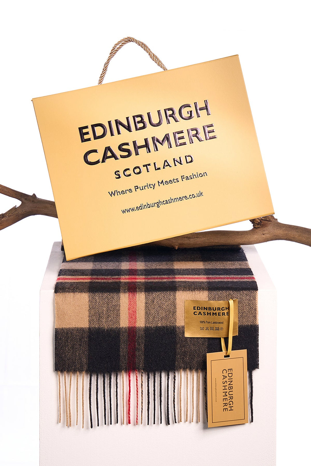 Scott Cashmere Scarf Exclusive Iconic Design DC Scott