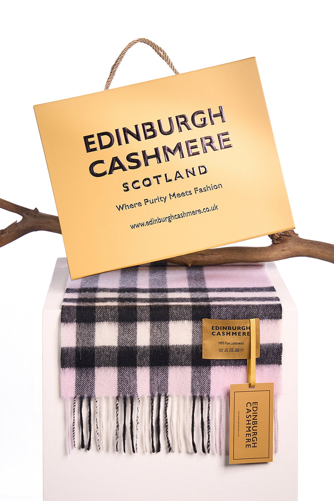 100% Pure Wool Scarf DC Check Exclusive Design