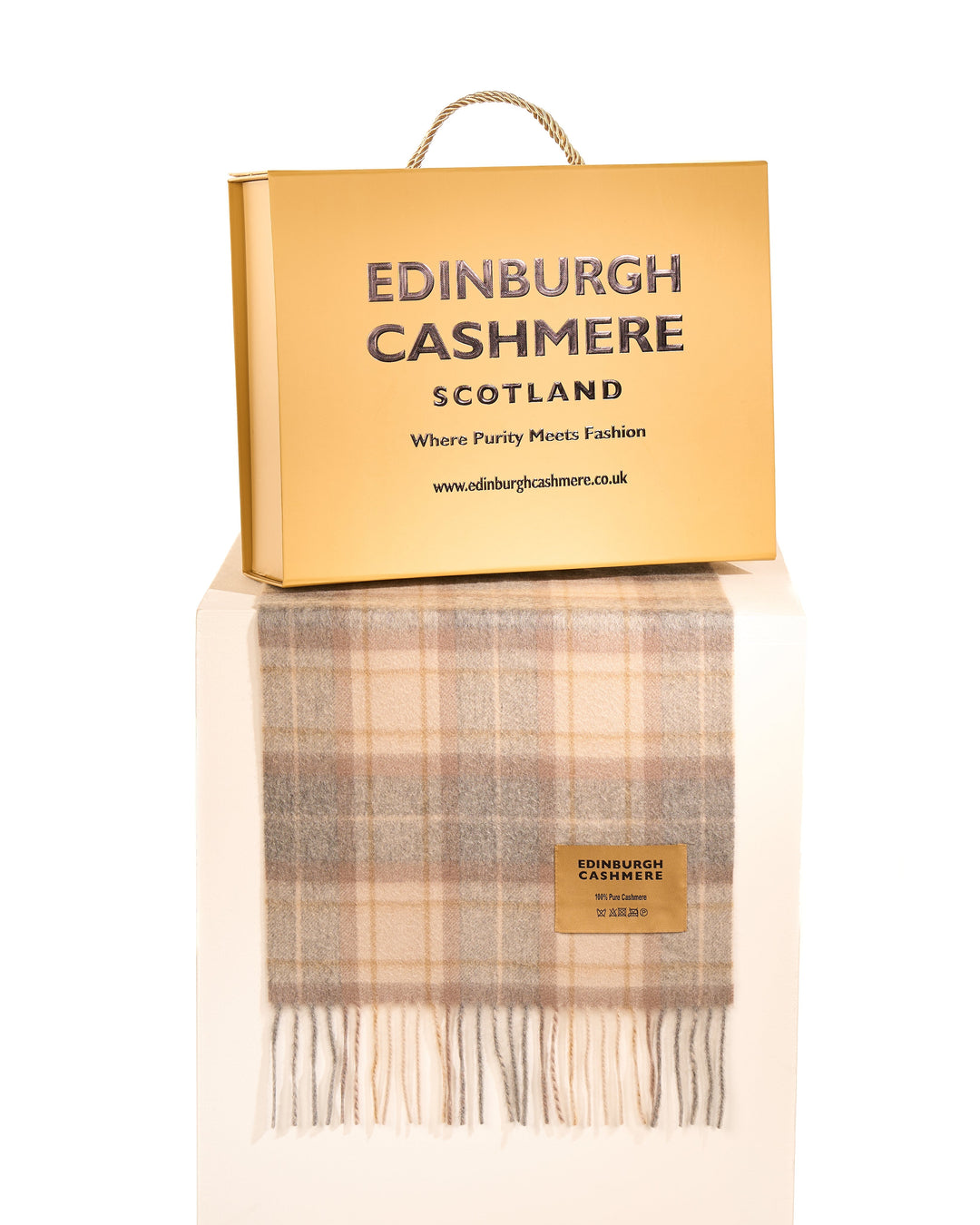MacKellar Scarf 100% Pure Cashmere - Small Size