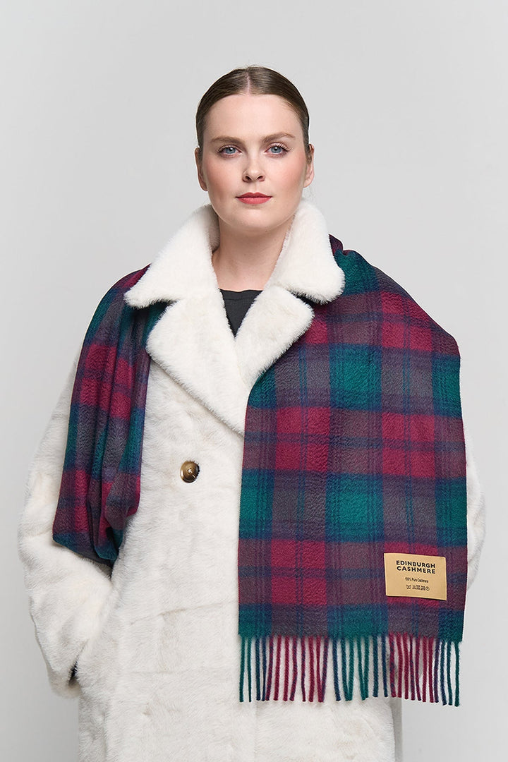 100% Pure Cashmere Lindsay Scarf - Small Size