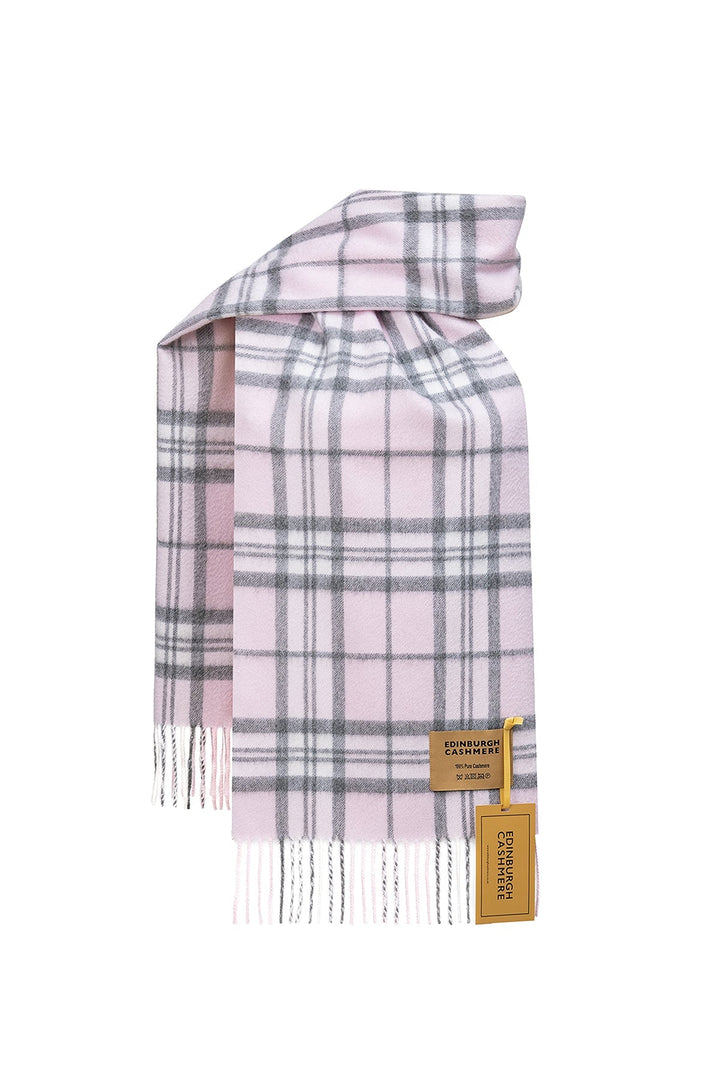 100% Pure Cashmere Scarf Thomson Pink - Small Size