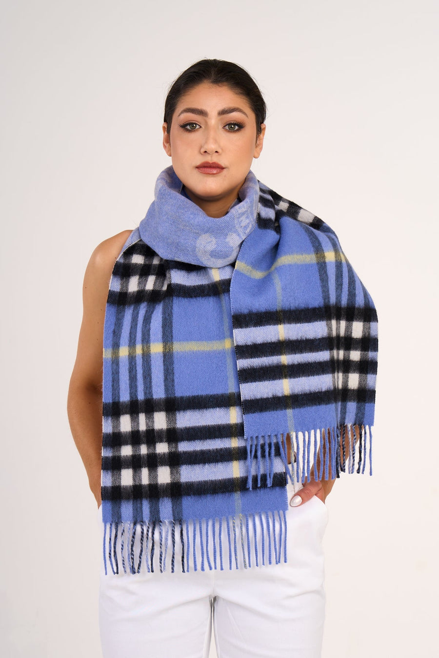 Designer Scarf Blue