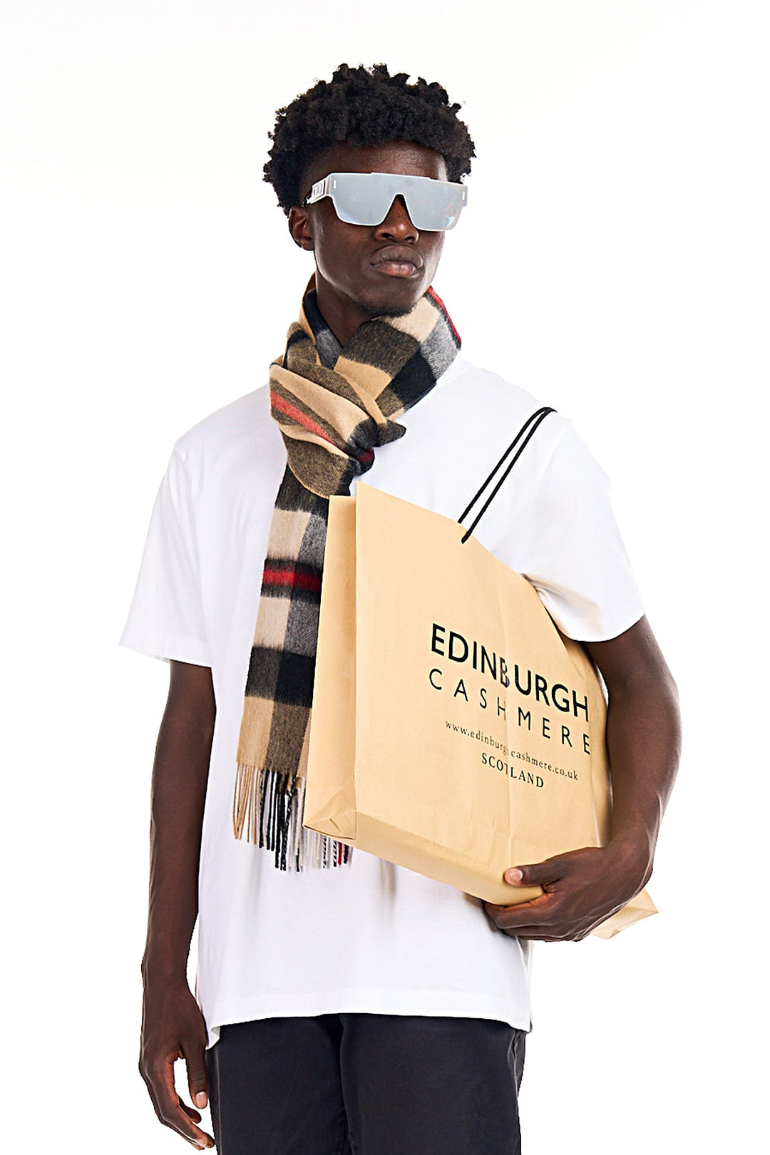 Scott Cashmere Scarf Exclusive Iconic Design DC Scott
