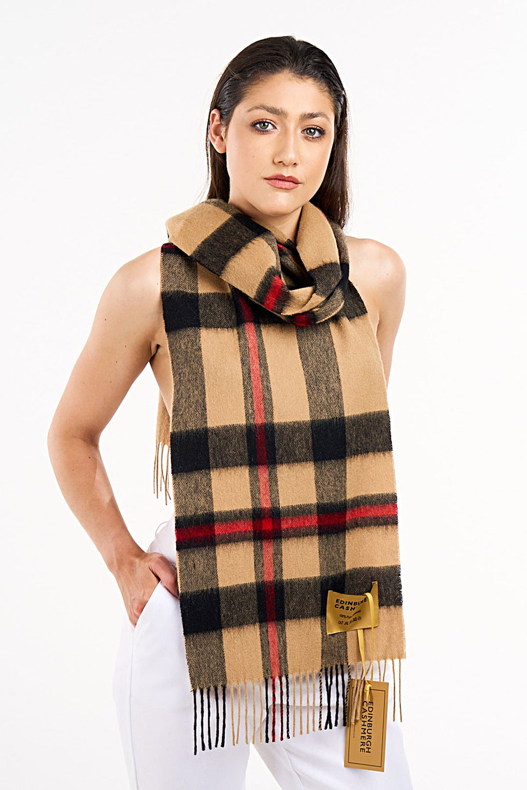 Scott Cashmere Scarf Exclusive Iconic Design DC Scott