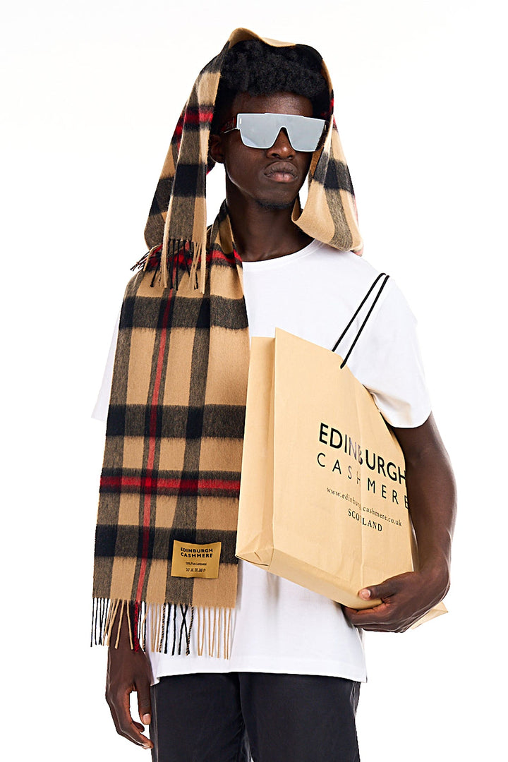 Scott Cashmere Scarf Exclusive Iconic Design DC Scott