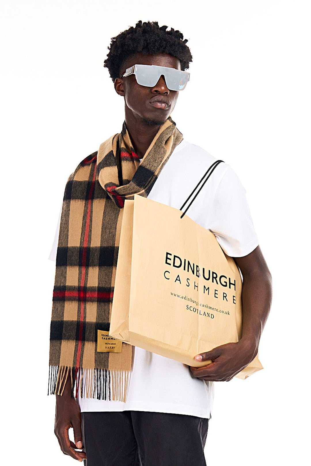 Scott Cashmere Scarf Exclusive Iconic Design DC Scott