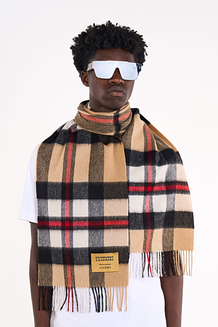 Men Scott Cashmere Scarf Exclusive Iconic Design DC Scott