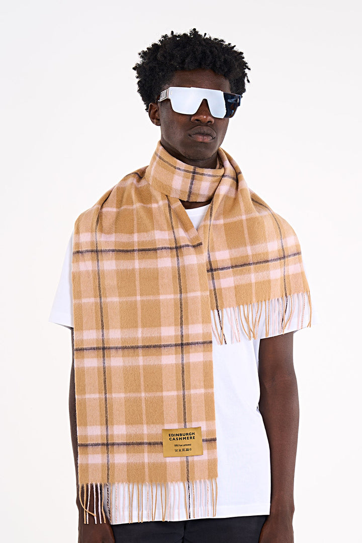 100% Pure Wool Scarf EC Check Exclusive Edinburgh  Design