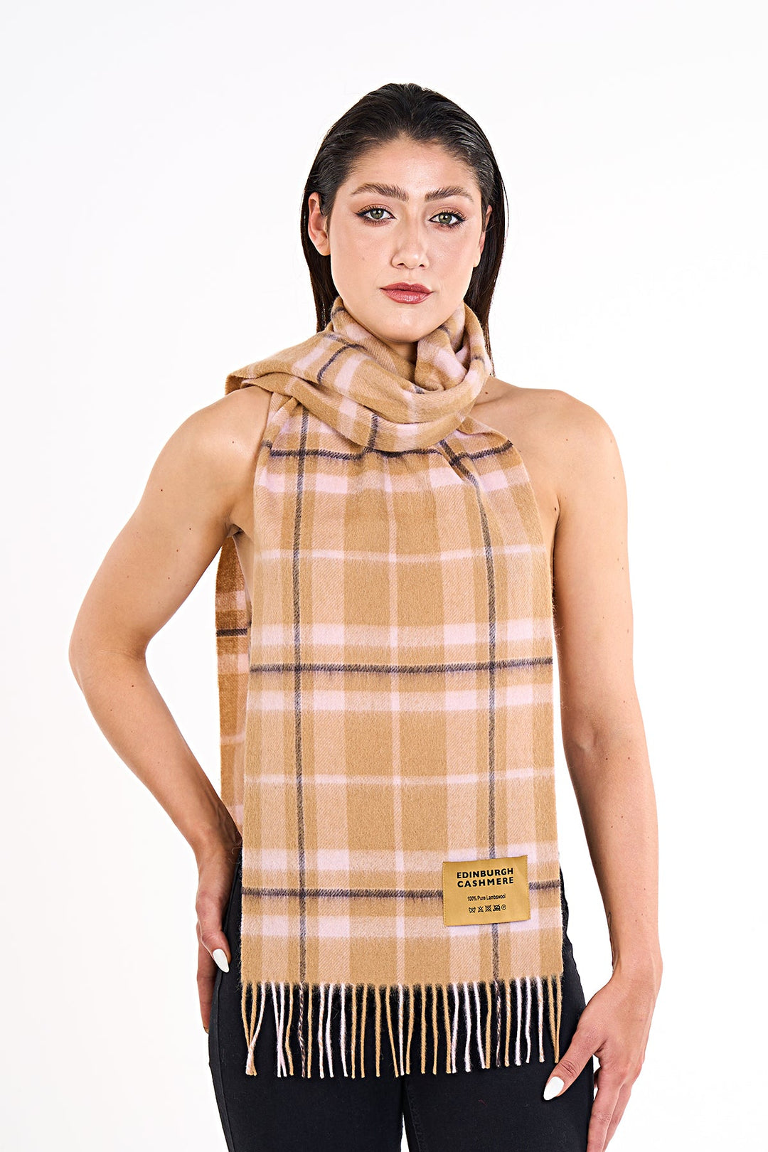 100% Pure Wool Scarf EC Check Exclusive Edinburgh  Design