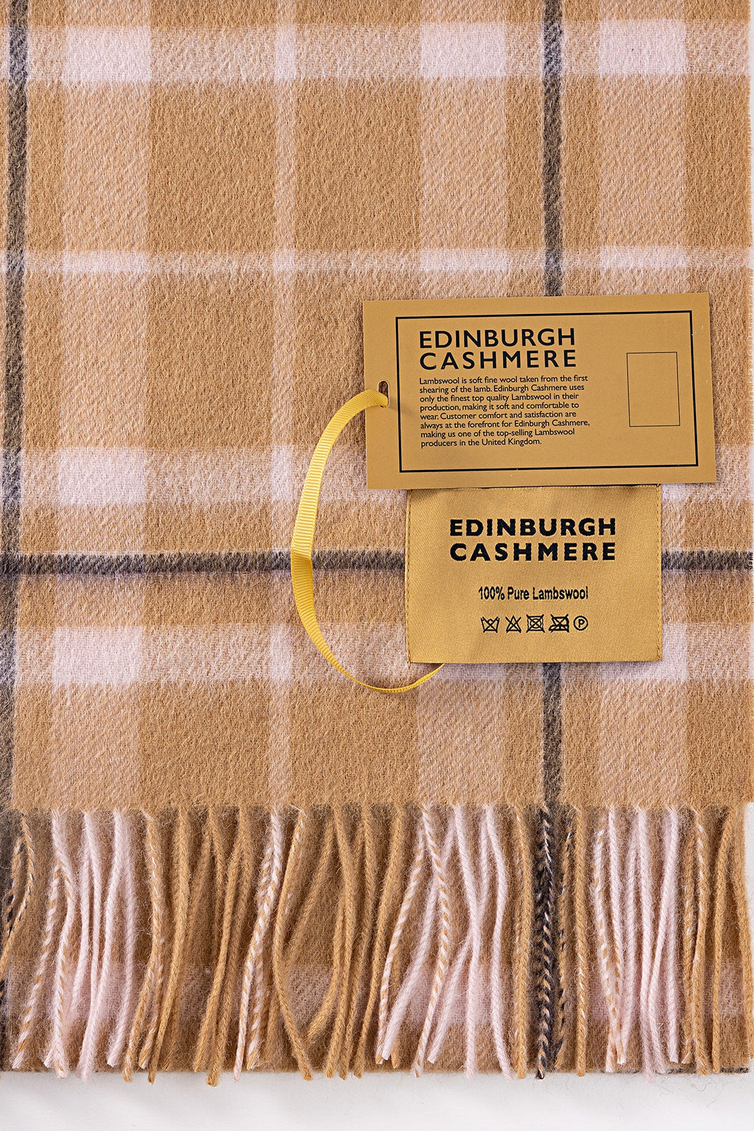 100% Pure Wool Scarf EC Check Exclusive Edinburgh  Design