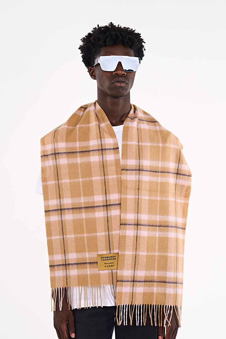 100% Pure Wool Scarf EC Check Exclusive Edinburgh  Design