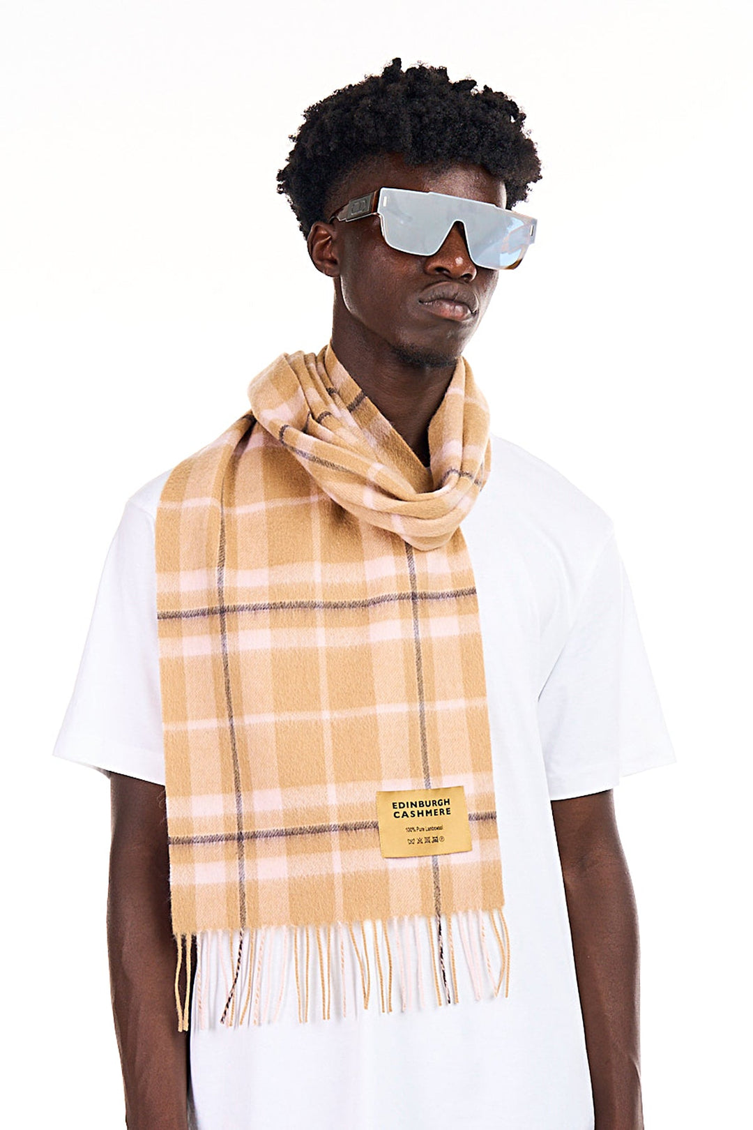100% Pure Wool Scarf EC Check Exclusive Edinburgh  Design
