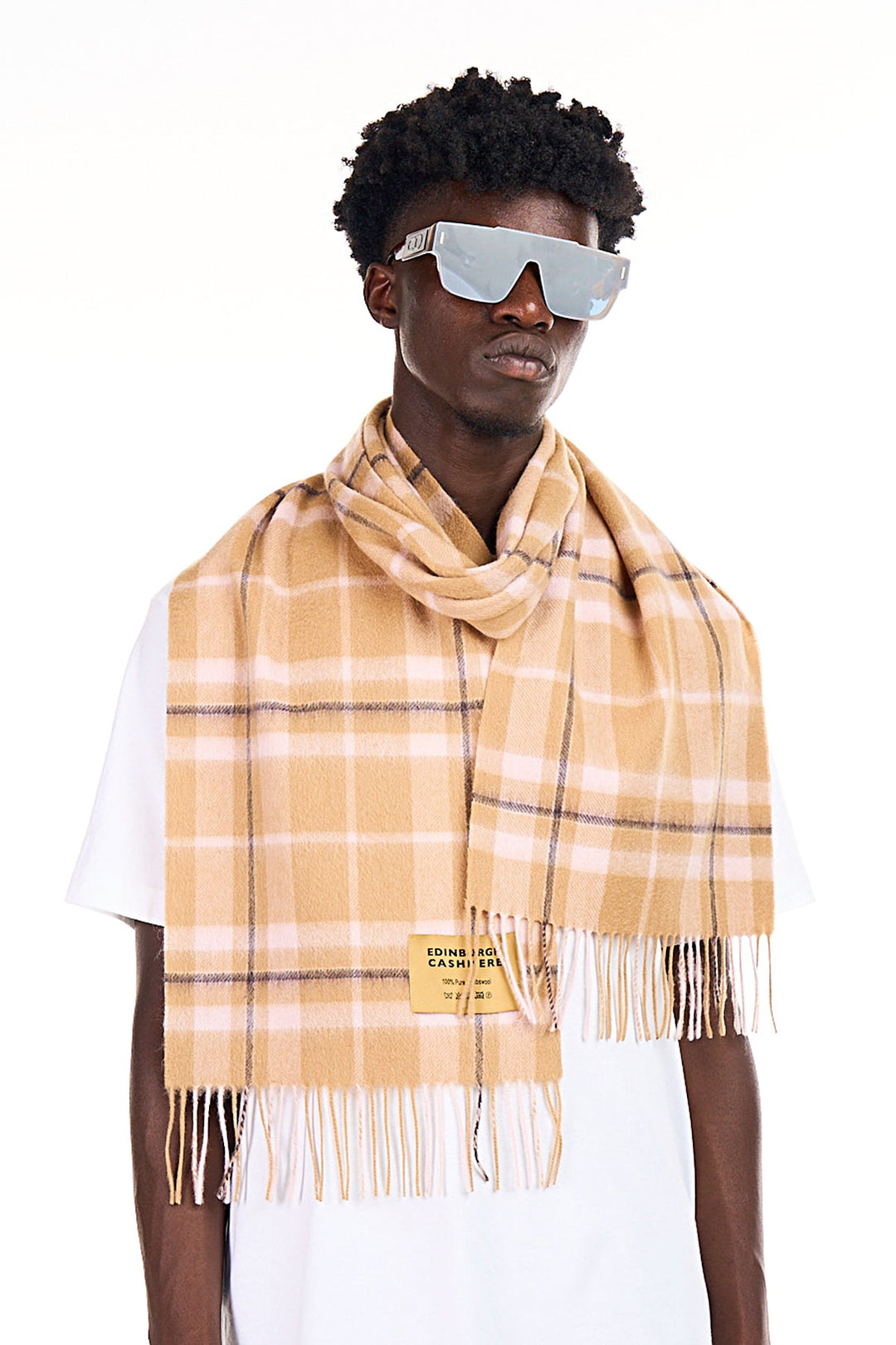 100% Pure Wool Scarf EC Check Exclusive Edinburgh  Design