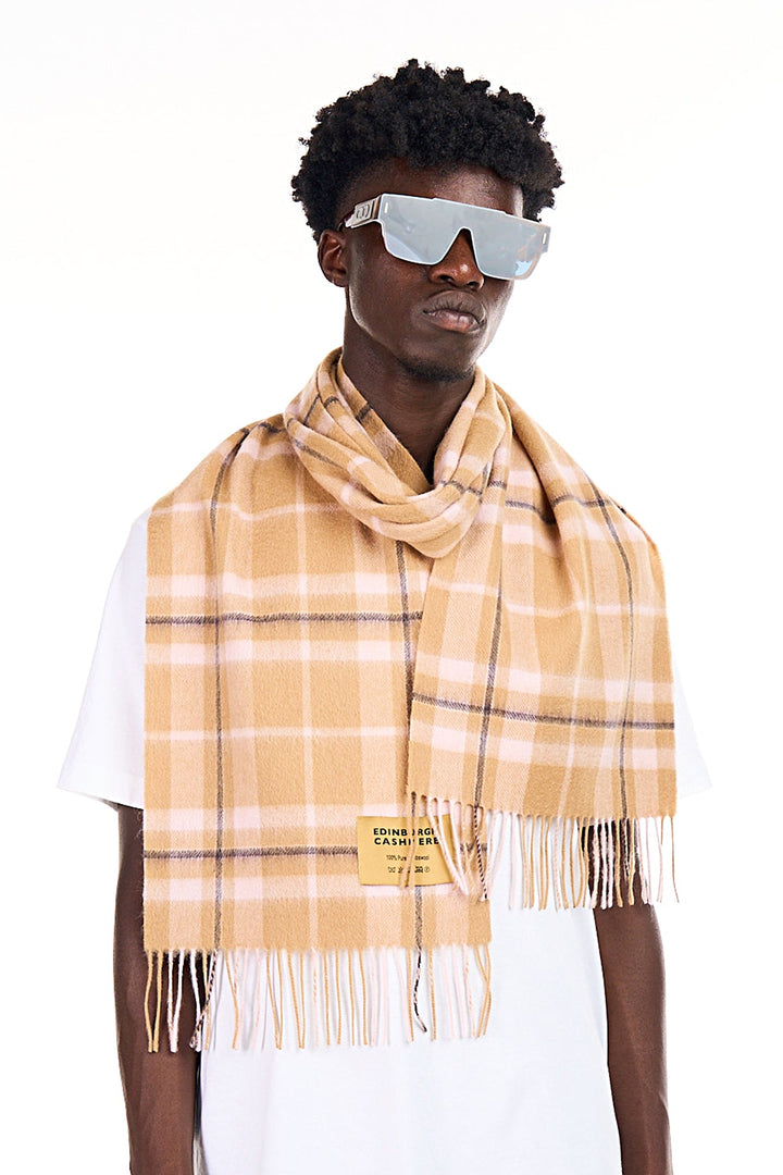 100% Pure Wool Scarf EC Check Exclusive Edinburgh  Design