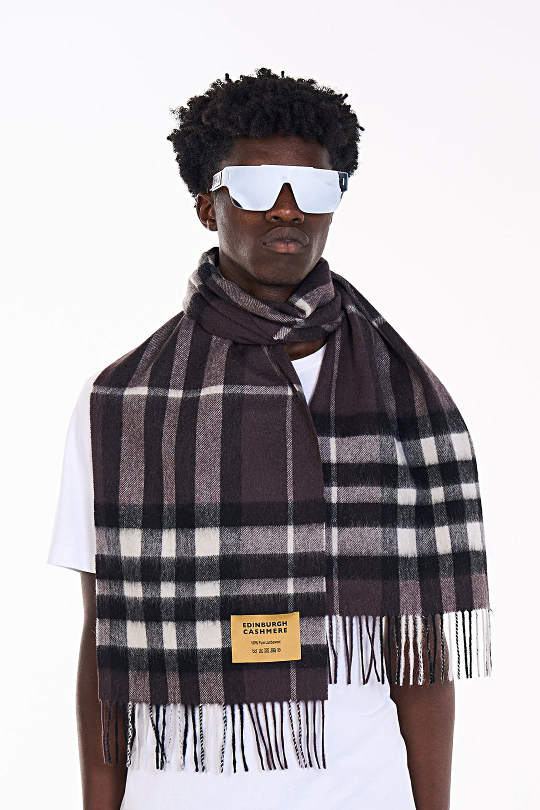 100% Pure Wool Scarf DC Check Exclusive Design
