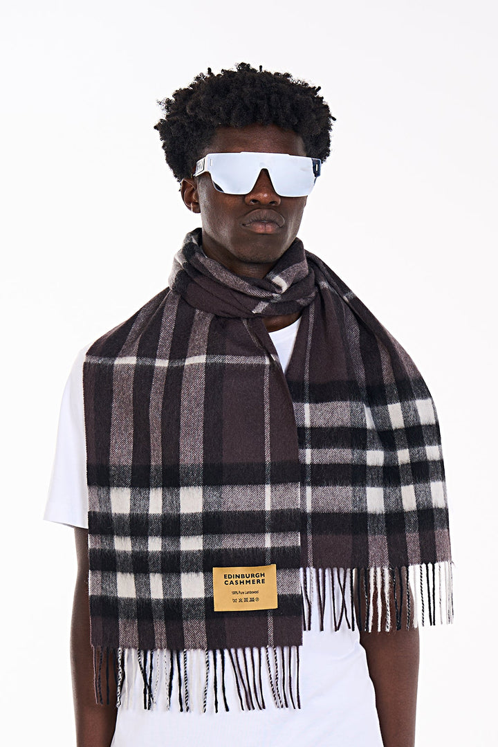 100% Pure Wool Scarf DC Check Exclusive Design