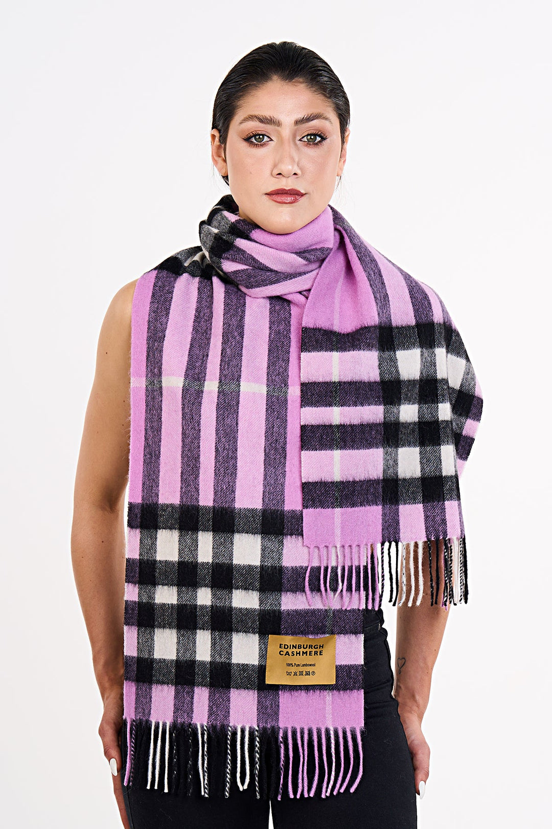 100% Pure Wool Scarf DC Check Exclusive Design