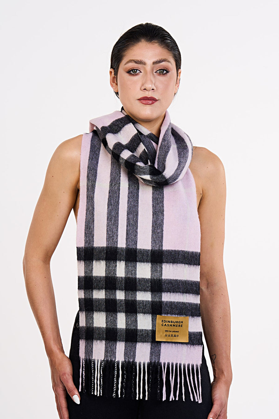 100% Pure Wool Scarf DC Check Exclusive Design