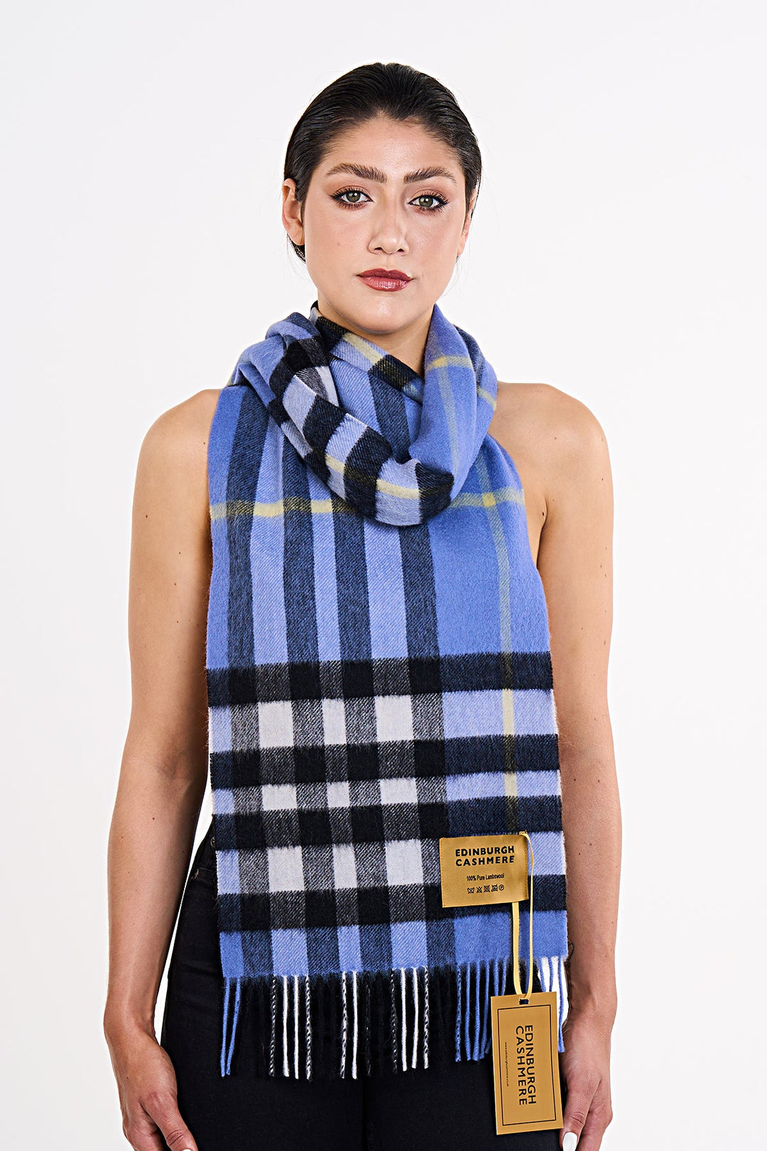 100% Pure Wool Scarf DC Check Exclusive Design