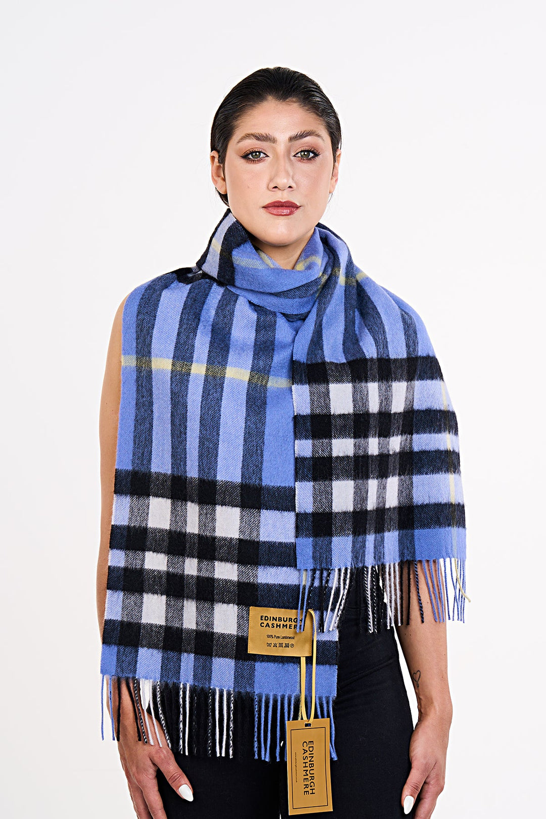 100% Pure Wool Scarf DC Check Exclusive Design