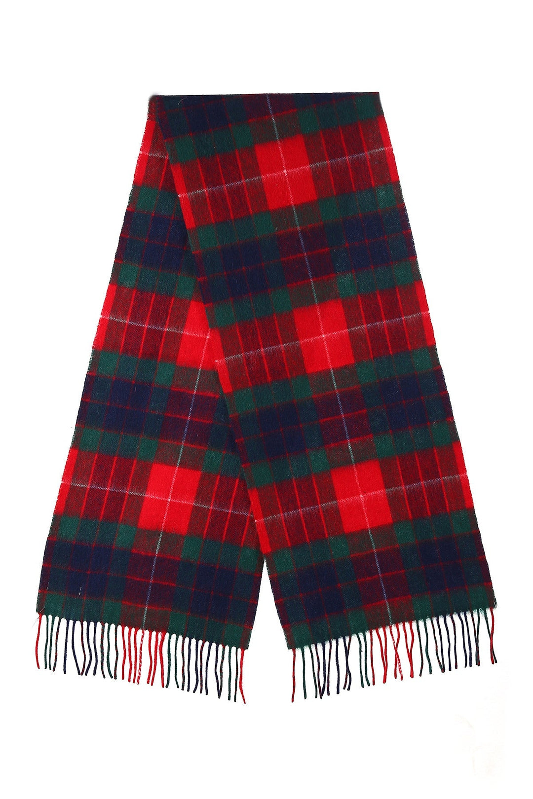 Scarves Fraser Red Clan 100% Pure Extra Fine Cashmere - Small Size