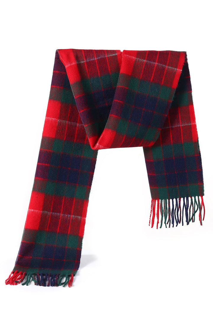 Scarves Fraser Red Clan 100% Pure Extra Fine Lambswool - Small Size