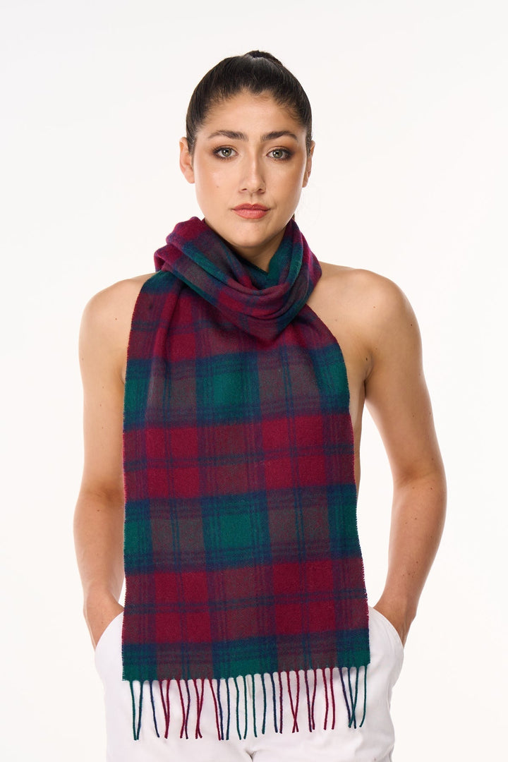 100% Pure Cashmere Scarves Lindsay Clan - Small Size
