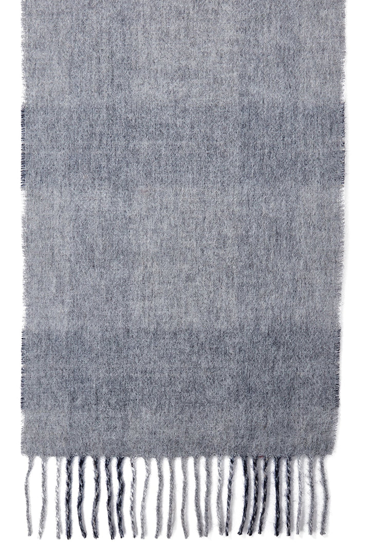Reversible Scarf Bannockbane Silver 100% Pure Lambswool - Small Size