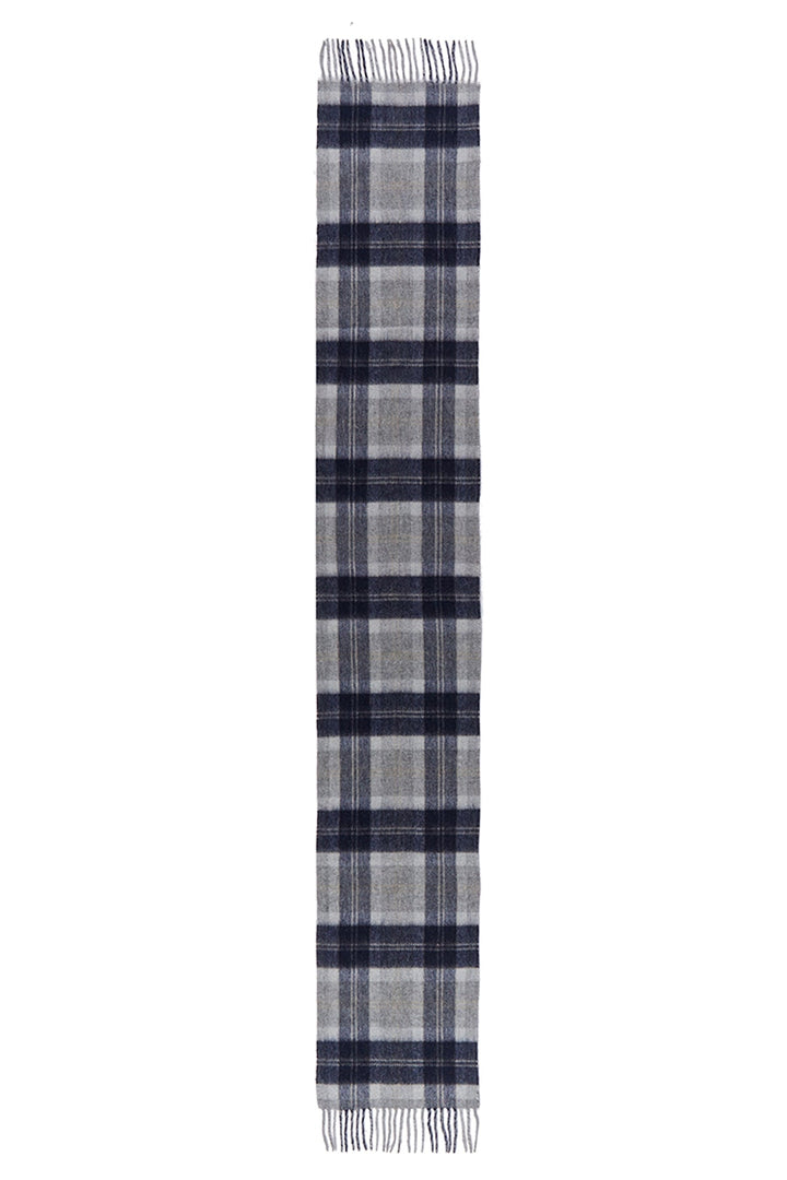 Reversible Scarf Bannockbane Silver 100% Pure Lambswool - Small Size