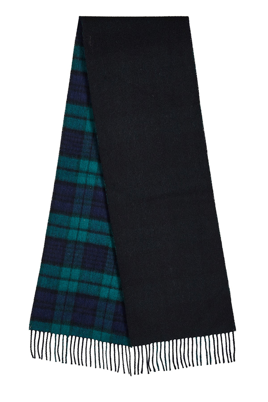 Reversible Scarf Black Watch 100% Pure Lambswool - Small Size
