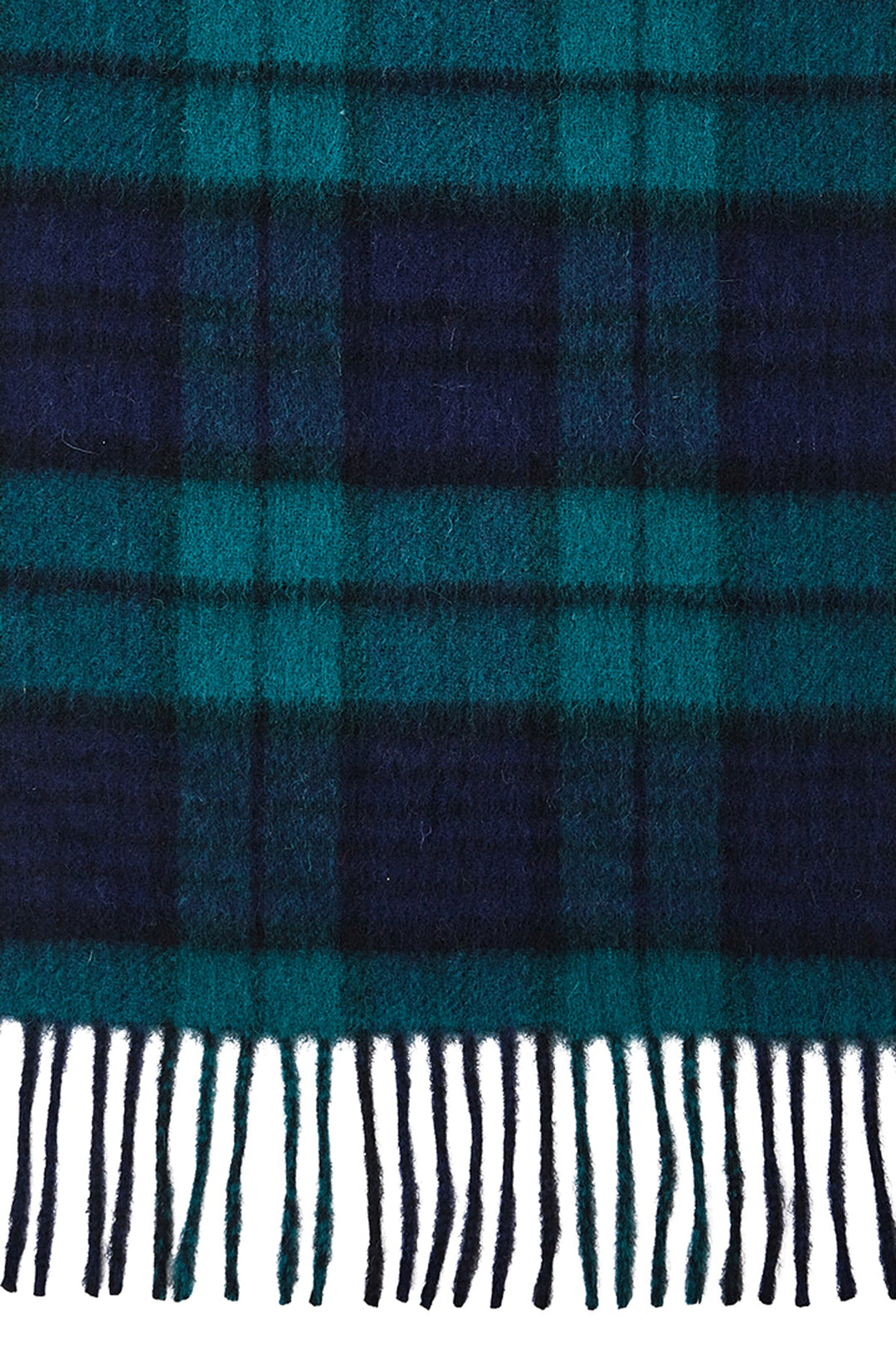 Reversible Scarf Black Watch 100% Pure Lambswool - Small Size