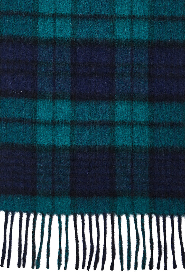 Reversible Scarf Black Watch 100% Pure Lambswool - Small Size