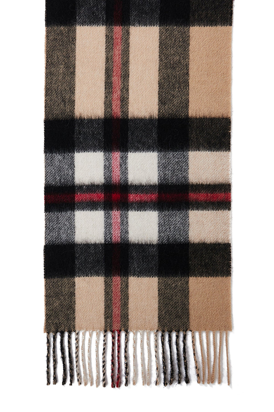 Reversible Scarf DC Design Camel 100% Pure Lambswool - Small Size