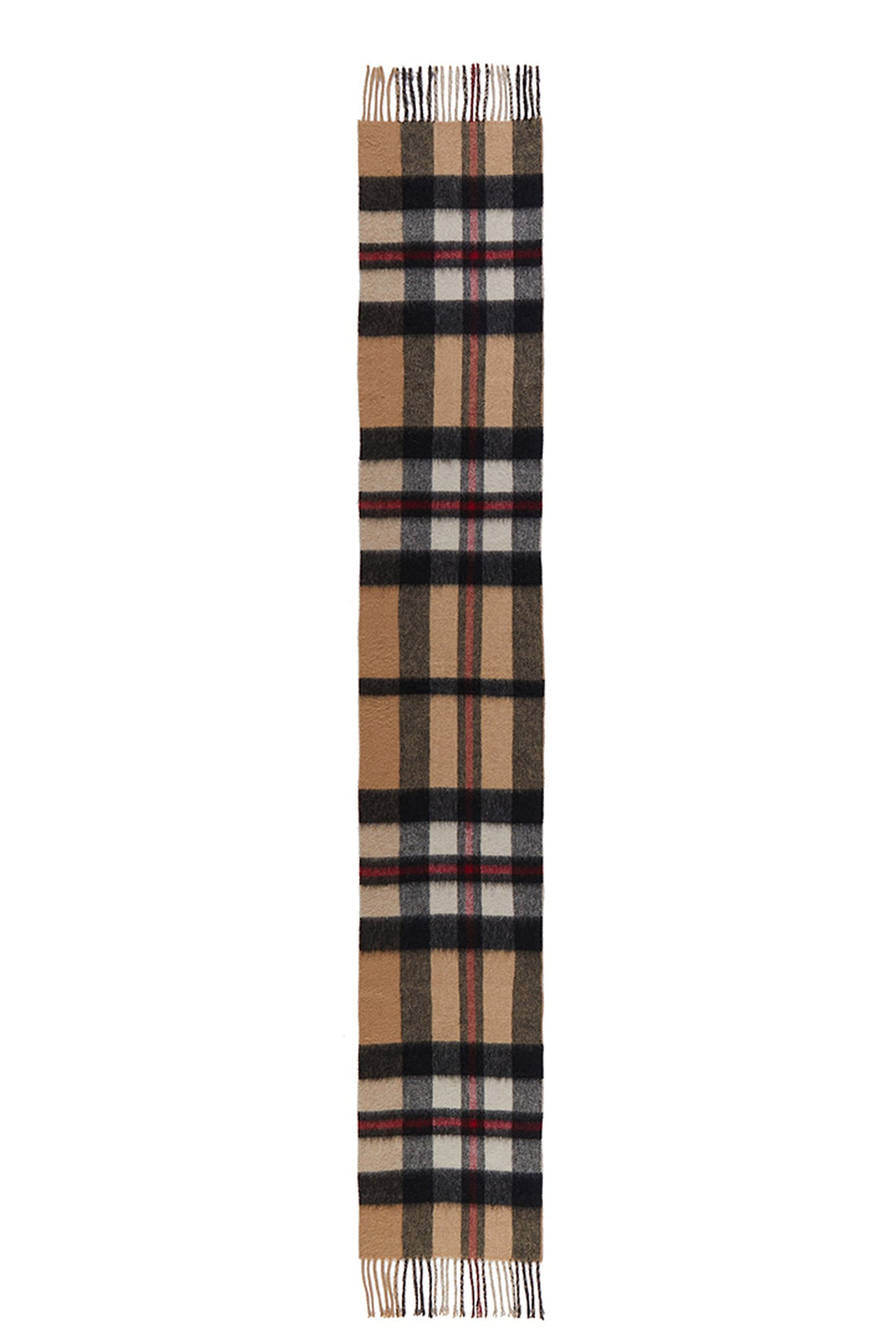 Reversible Scarf DC Design Camel 100% Pure Lambswool - Small Size