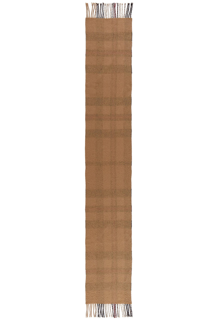 Reversible Scarf DC Design Camel 100% Pure Lambswool - Small Size
