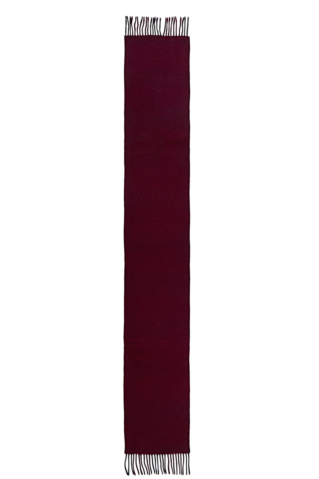 Reversible Scarf Lindsay Burgundy 100% Pure Lambswool - Small Size
