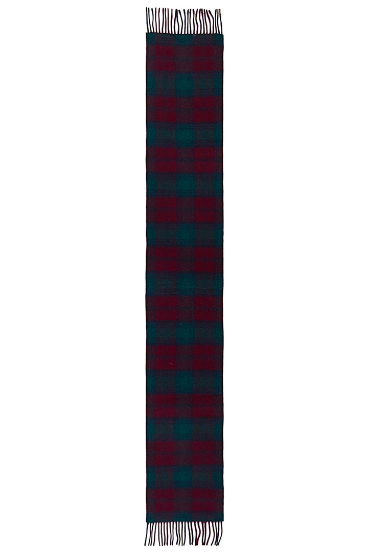 Reversible Scarf Lindsay Burgundy 100% Pure Lambswool - Small Size